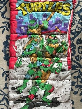 Vintage Teenage Mutant Ninja Turtles Vintage Sleeping Bag